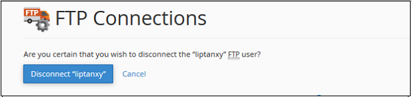 Disconnect FTP Connetions
