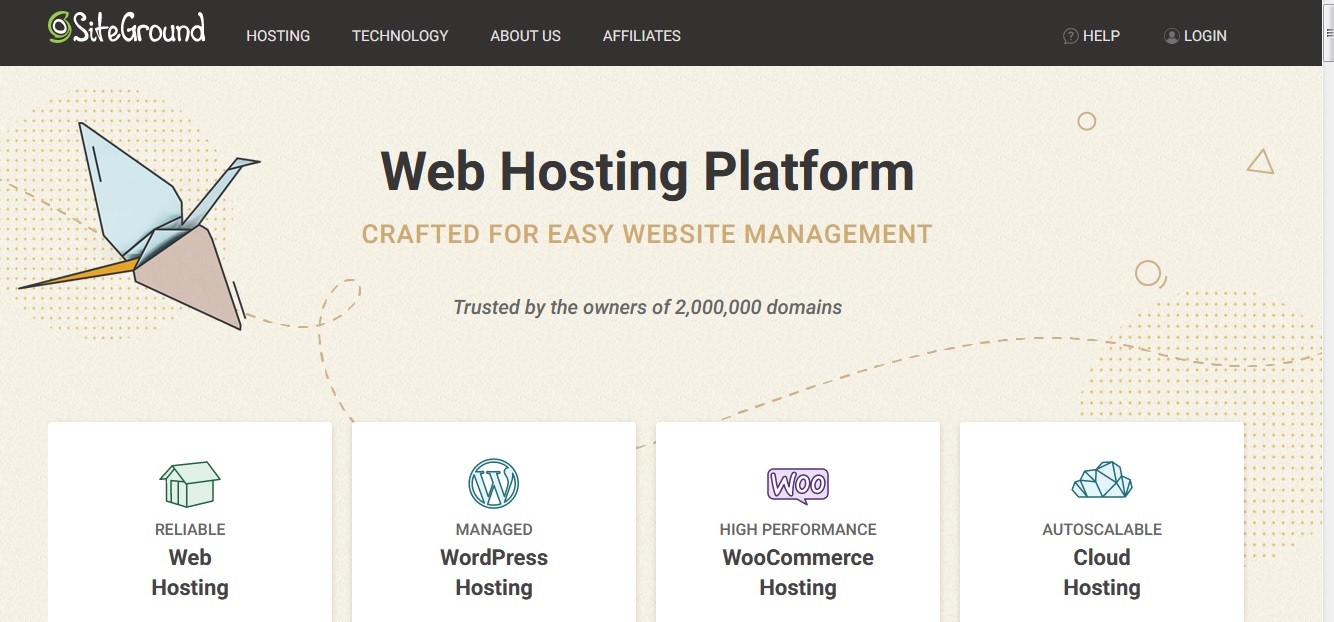 siteground hosting start